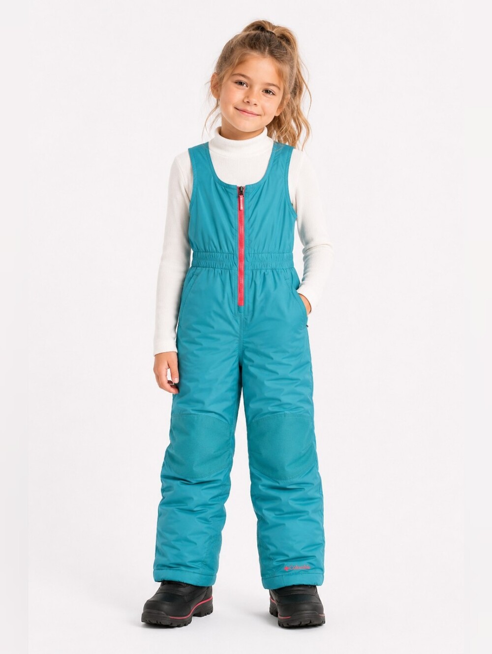 NWOT Columbia Kids Size XS Double Flake Snow Pants Geyser